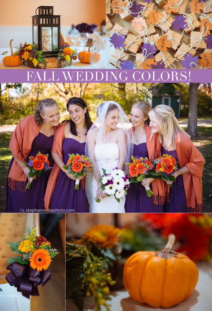FALL WEDDING COLORS - FALL WEDDING - DECOR IDEAS