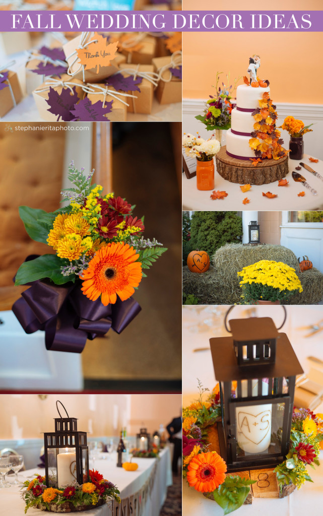 FALL WEDDING DECOR - Fall Wedding Ideas! - photography Stephanie Rita Photo