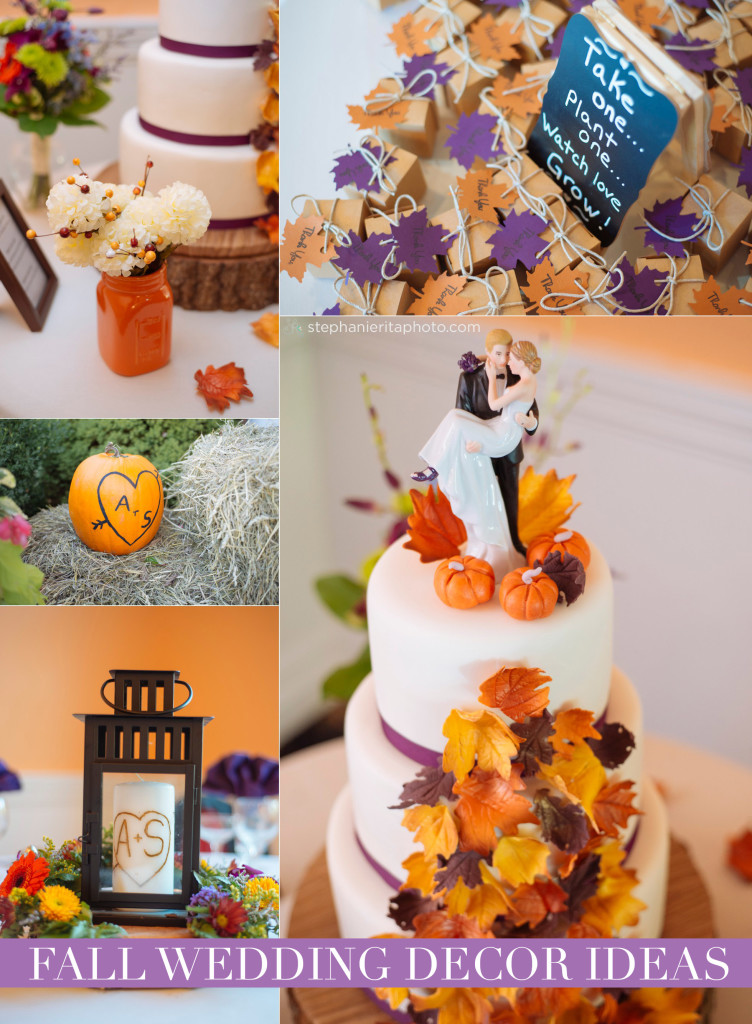 FALL WEDDING DECOR - Fall Wedding Ideas! - photography Stephanie Rita Photography